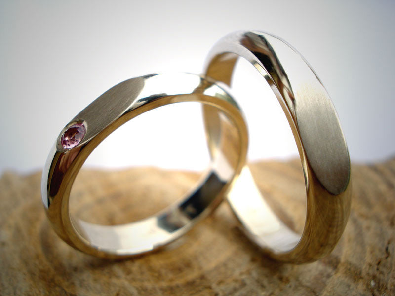 Wedding Rings: Infinity. smooth, simple and very comfortable.