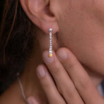 Austrian River Gold Earrings