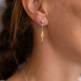 Silver and Gold Earrings: Luminous II