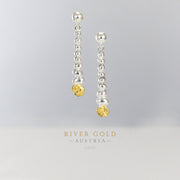 Austrian River Gold Earrings