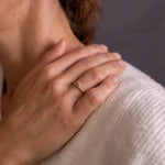 silver gold ring