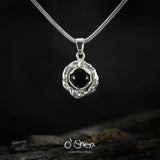 Molten Silver and Black onyx